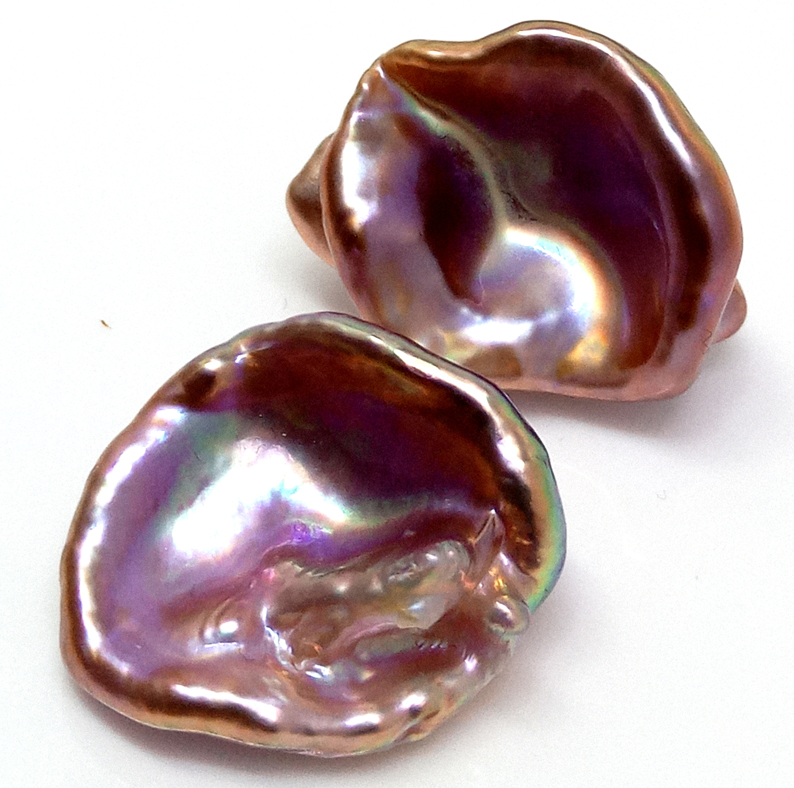 Natural Colours Cupped Petal Keishi Pairs